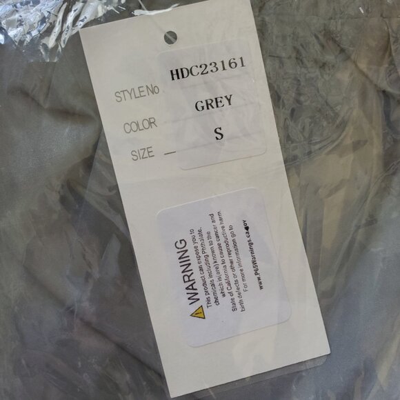 Hot & Delicious Women's Gray Reflective Hooded Tracksuit SZ S - Picture 4 of 11